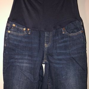 GAP Maternity Full Panel Classic Straight Jeans